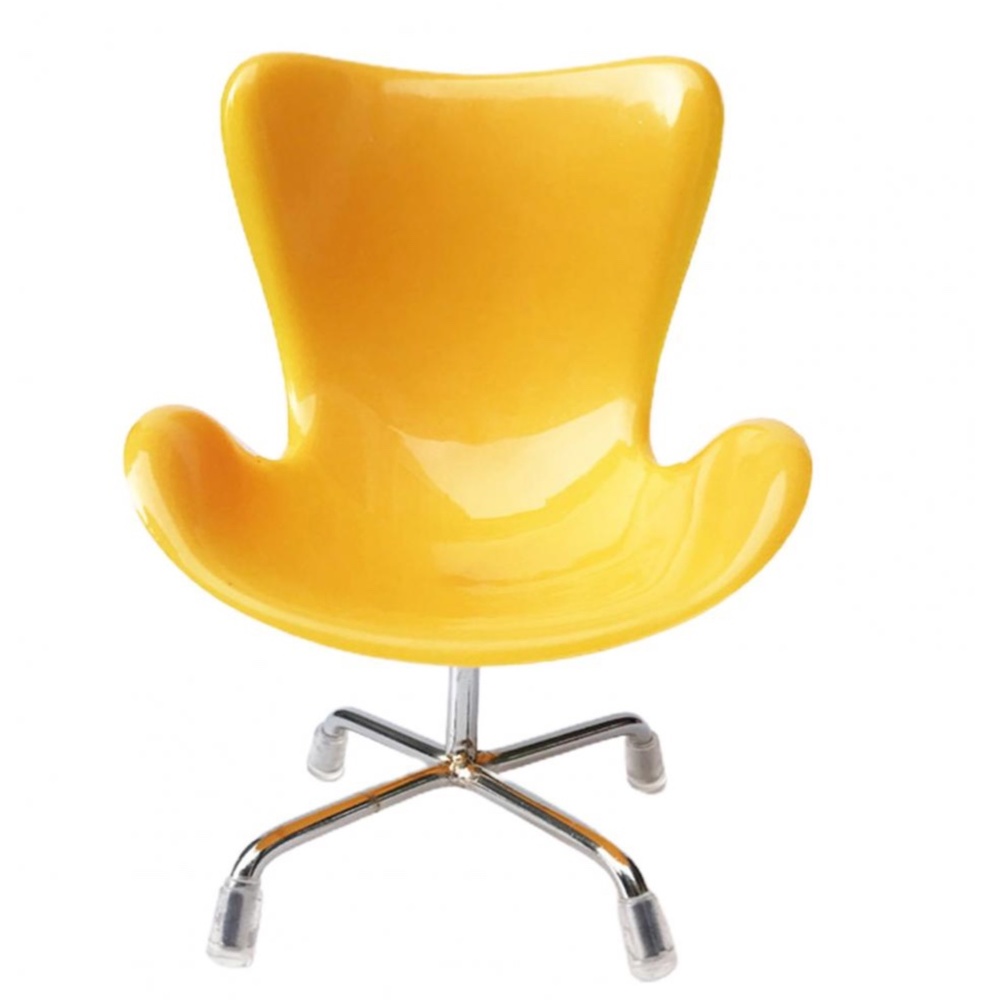 Fun Business Card HOLDER -Mid Century Modern Mini Desk Chair Retro